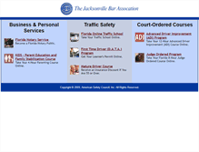 Tablet Screenshot of jaxbar.amersc.com